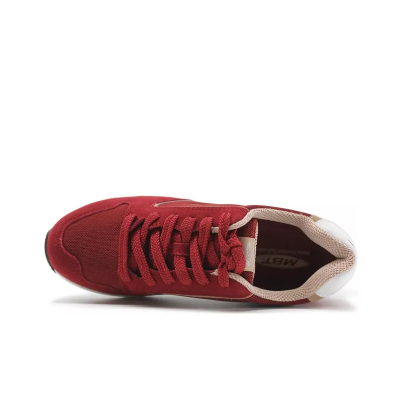MBT Anti Slip Wear Resistant Low Top Casual Shoes Unisex Vintage Red-2