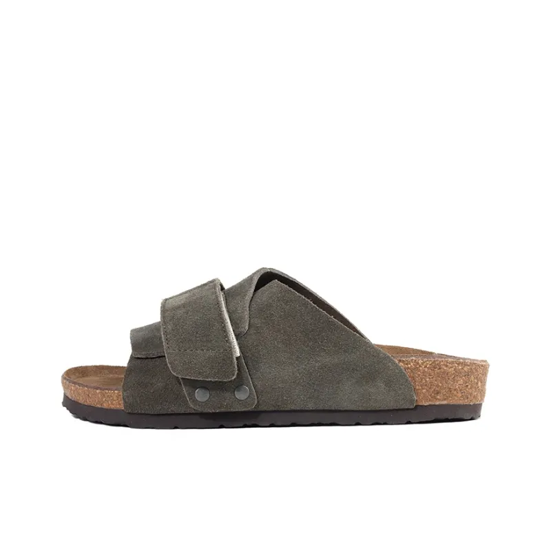 East Garden Works Slip-Resistant Odor-Resistant Slide Slippers Unisex Ginger Yellow Apricot-13