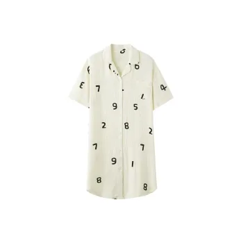 The Story Of The Flower Season Nightgown Women's White