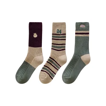 XXLLG Mid-Calf Socks Women's 3 Pack