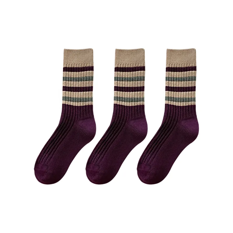 XXLLG Mid Calf Socks Women's 3 Pack-11