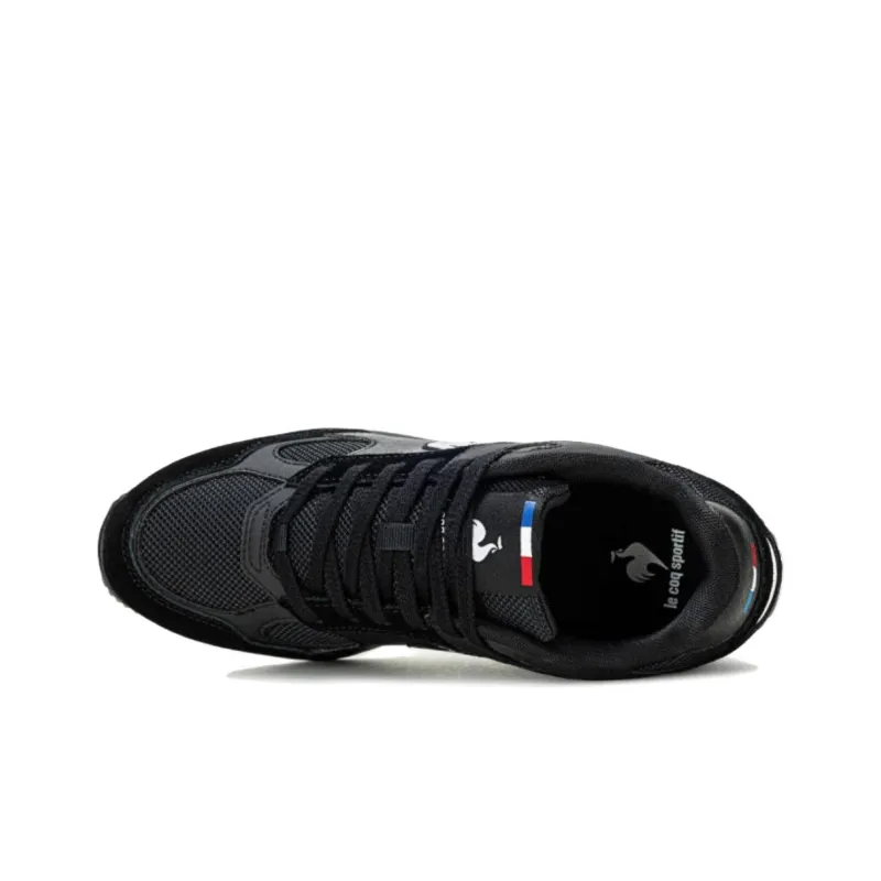 Le Coq Sportif Anti Slip Wear Resistant Low Top Casual Shoes Unisex Black-3