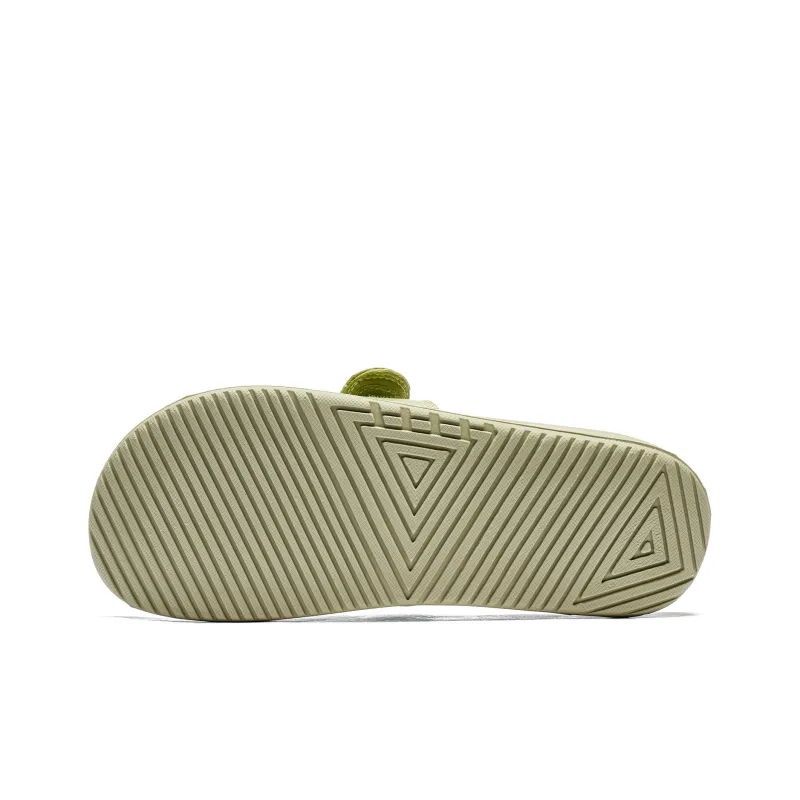 Kappa Slip Resistant Abrasion Resistant Slide Slippers Unisex Yellow Green-5