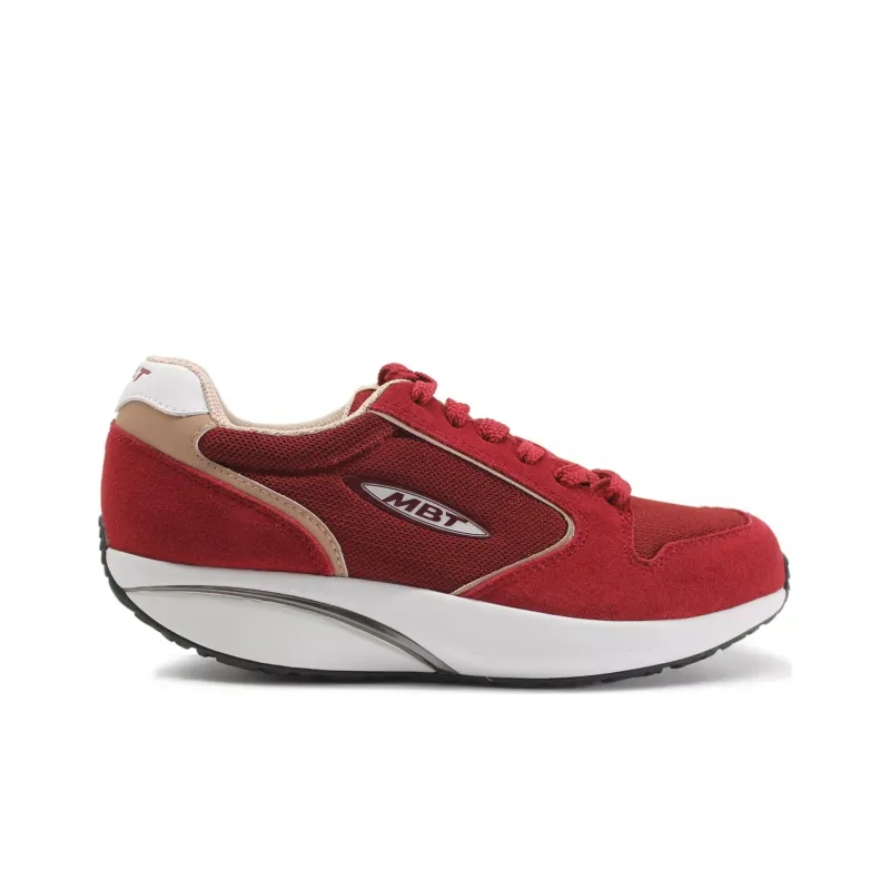 MBT Anti Slip Wear Resistant Low Top Casual Shoes Unisex Vintage Red-1