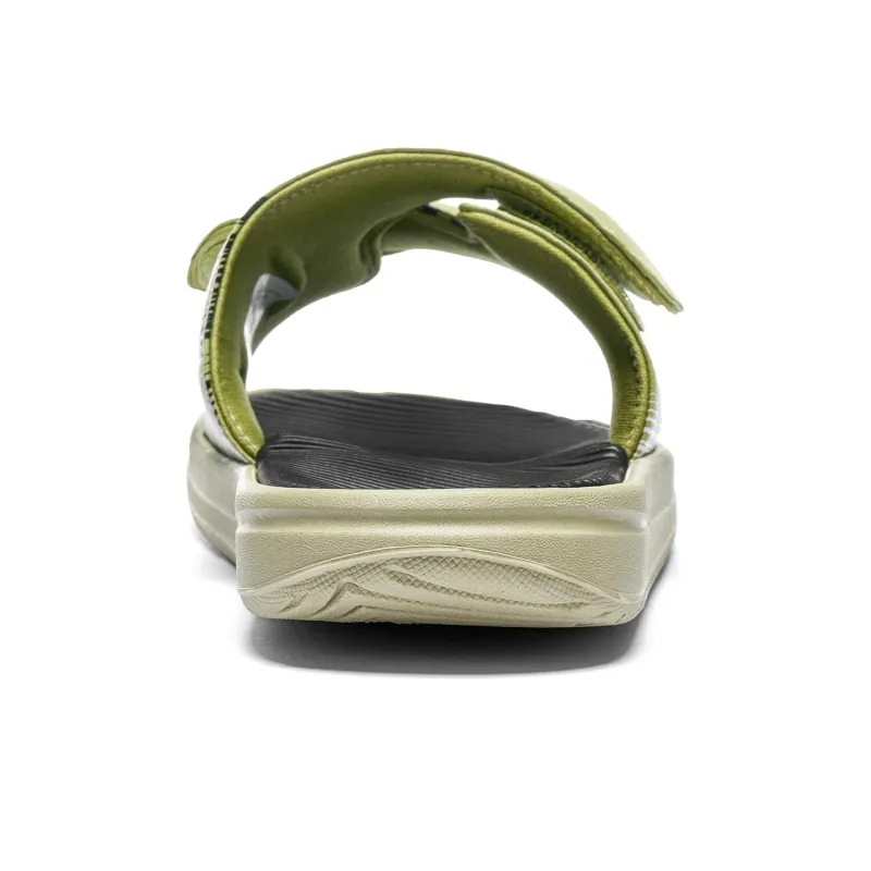 Kappa Slip Resistant Abrasion Resistant Slide Slippers Unisex Yellow Green-4