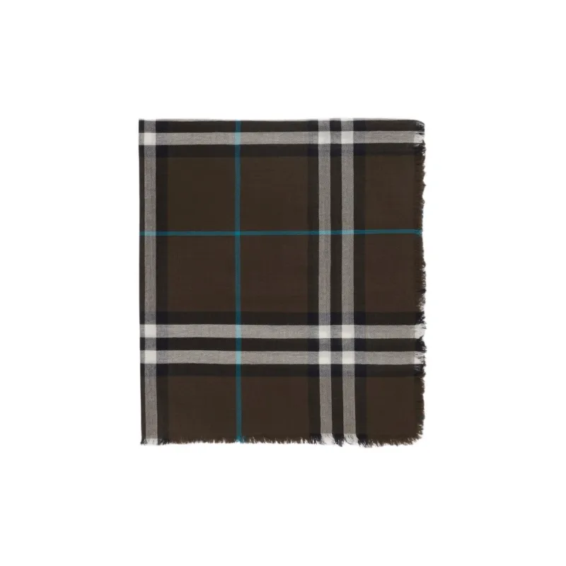 Burberry Check Wool Scarf-1