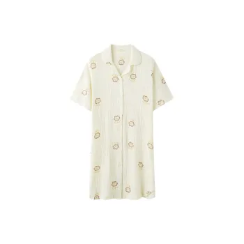 The Story Of The Flower Season Nightgown Women's White