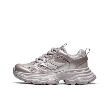 Kappa Anti Slip Wear Resistant Low Top Chunky Sneakers Women's Gold