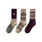 3 Pack (Embroidery Rabbit+Full Stripes+Four Stripes)
