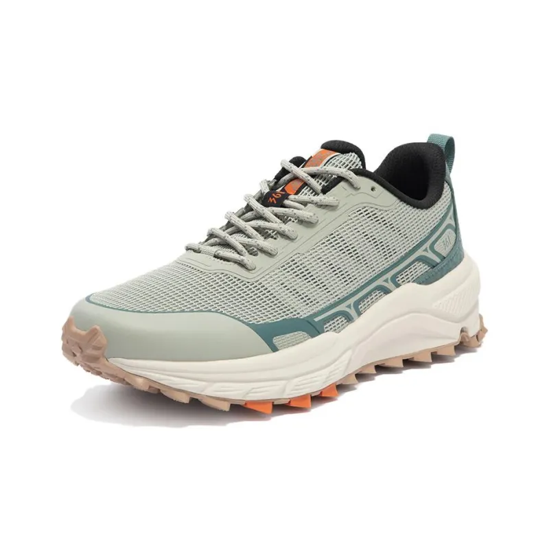 361° Abrasion Resistant Low Top Running Shoes Men's Green-1
