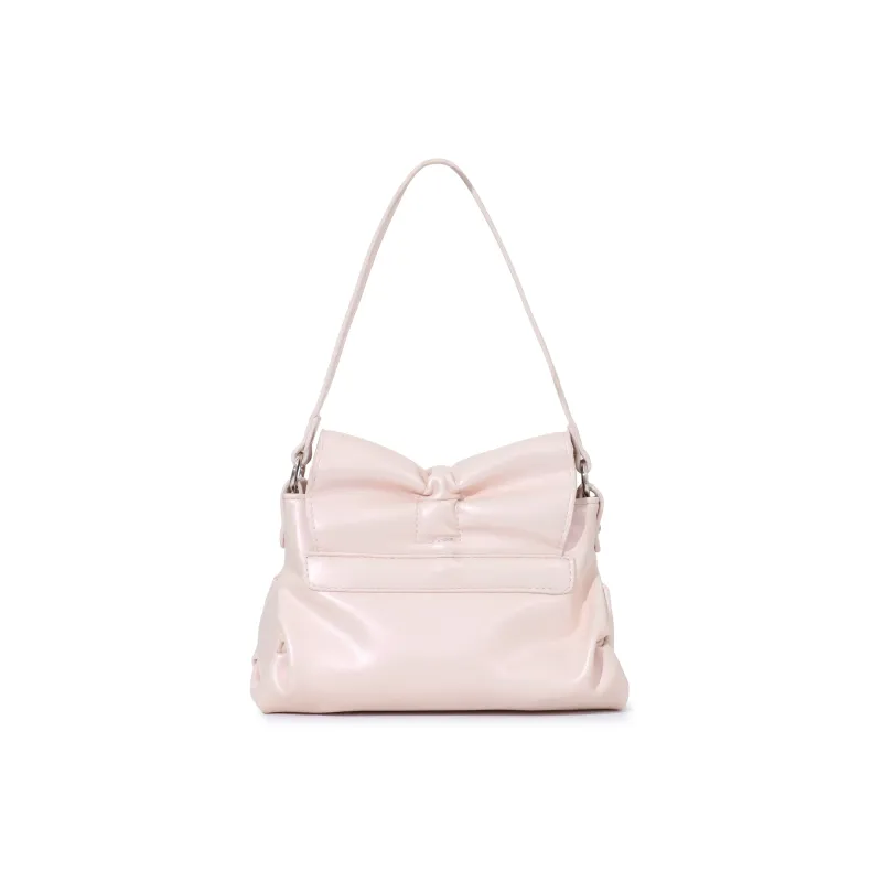 OTA PU Small Square Bag Handbag, Shoulder Bag Regular Women's White/Pink-2