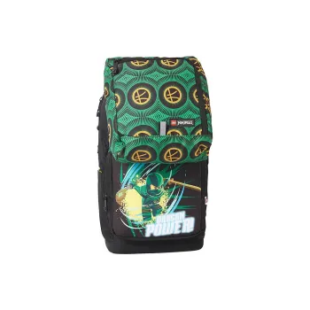 LEGO Recycled Polyester Backpack Unisex Black & Green