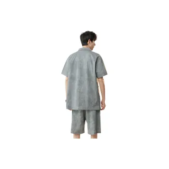 Izex Shirt Matching Set Unisex Gray