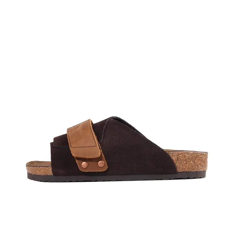 East Garden Works Slip-Resistant Odor-Resistant Slide Slippers Unisex Ginger Yellow Apricot-19