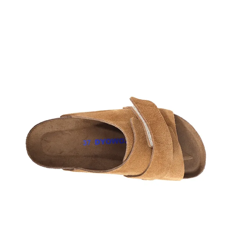 East Garden Works Slip-Resistant Odor-Resistant Slide Slippers Unisex Ginger Yellow Apricot-12