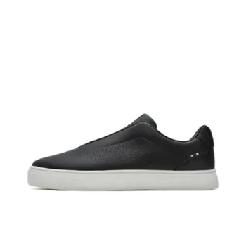 FILA BIELLA Anti Slip Wear Resistant Lightweight Breathable Low Top Skateboard Shoes Men's Black
