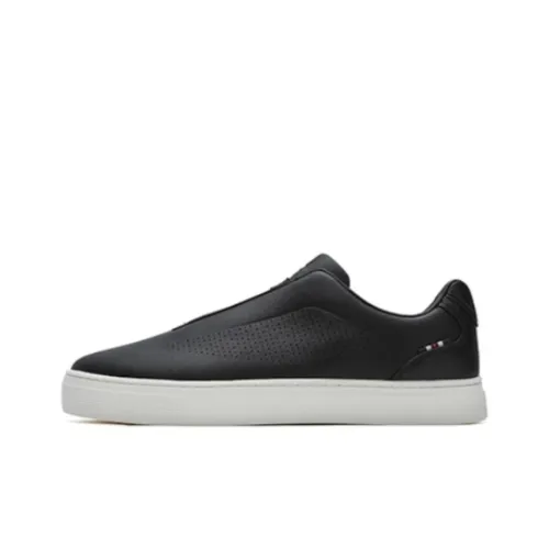 FILA BIELLA Anti-Slip Wear-Resistant Lightweight Breathable Low-Top Skateboard Shoes Men's Black