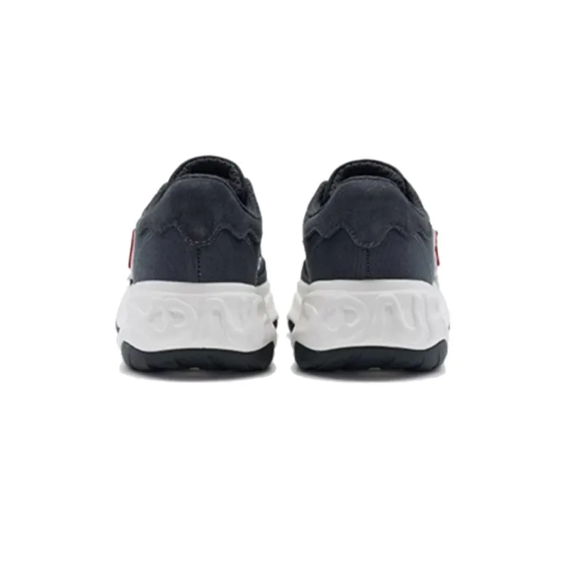 XTEP Cushioning Wear Resistant Low Top Skateboard Shoes Women's Charcoal Gray-5