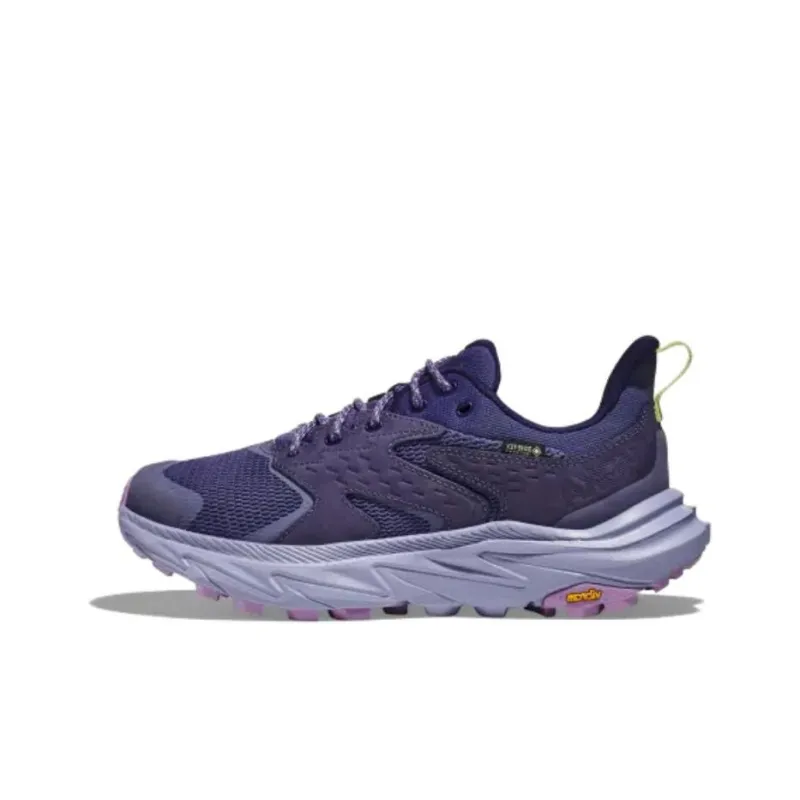 HOKA ONE ONE Anti Slip Wear Resistant Low Top Hiking Shoes Women's Purple-0