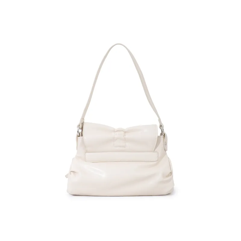 OTA PU Small Square Bag Handbag, Shoulder Bag Regular Women's White/Pink-8