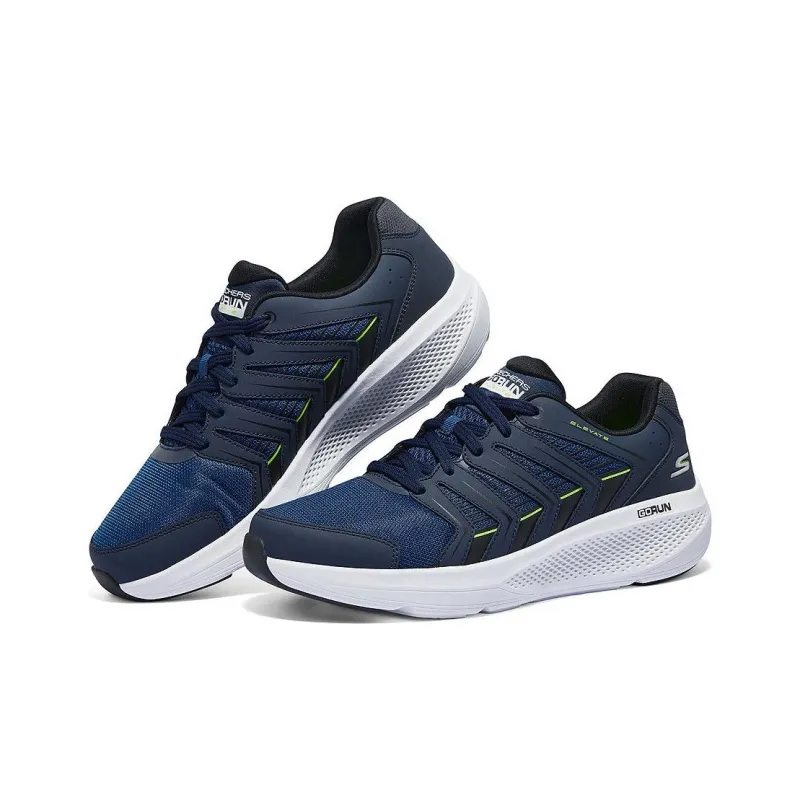 Skechers GO RUN Elevate Durable Breathable Low Top Casual Running Shoes Men's Dark Blue-2