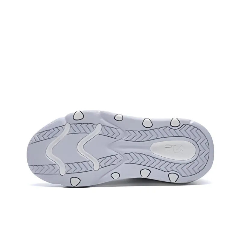 FILA FUSION VERTICAL Anti Slip Wear Resistant Low Top Basketball Shoes Women's White Purple-4
