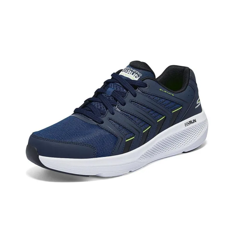 Skechers GO RUN Elevate Durable Breathable Low Top Casual Running Shoes Men's Dark Blue-3