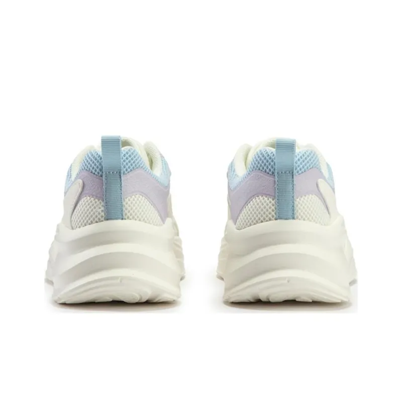 361° Abrasion Resistant Low Top Casual Shoes Women's White Purple-3