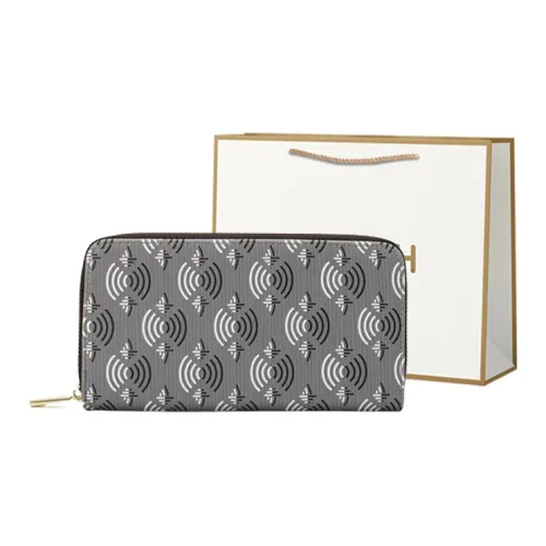 BRINCH PU Wallet Regular Women's Pink/Black/Gray/Green/Brown/Blue