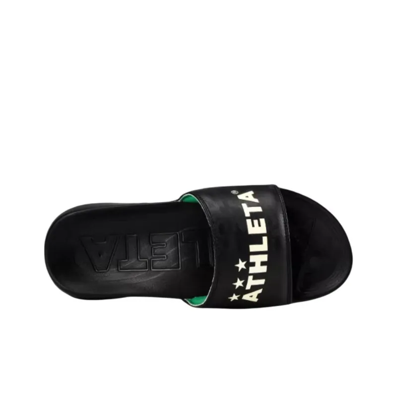 ATHLETA Slip Resistant Abrasion Resistant Slide Slippers Men's Black-1