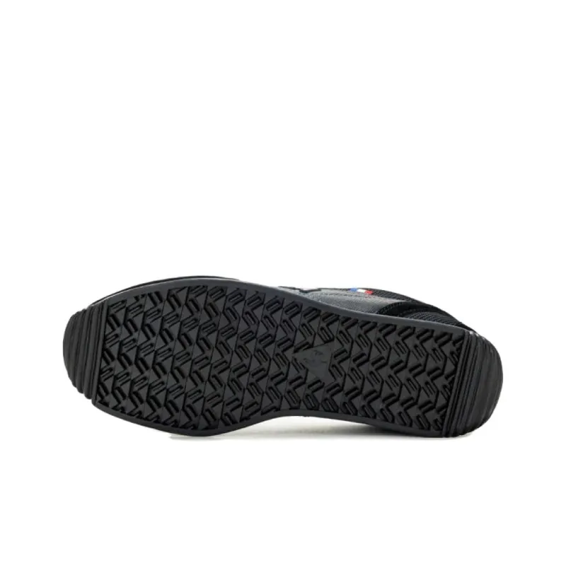Le Coq Sportif Anti Slip Wear Resistant Low Top Casual Shoes Unisex Black-5