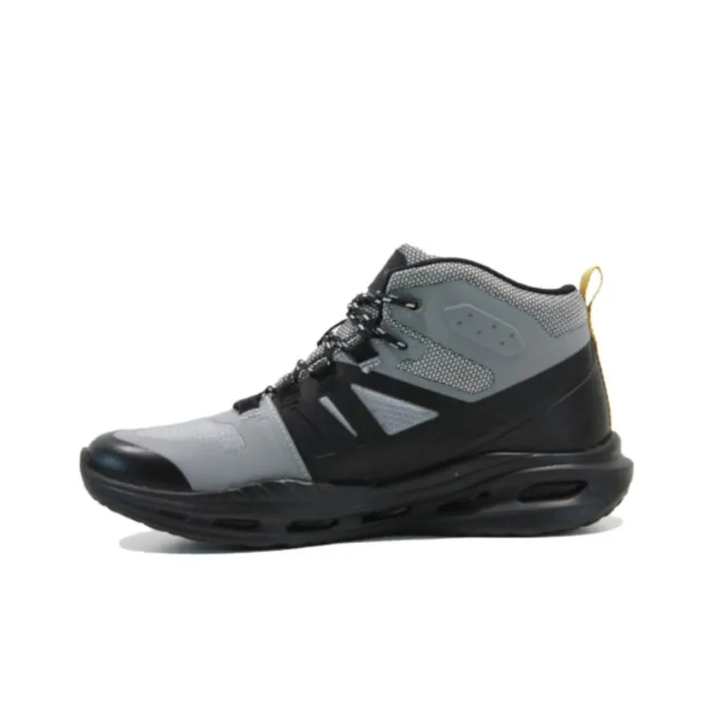 Skechers ARCH FIT ORVAN Anti-Slip And Wear-Resistant Breathable High-Top Trekking Shoes Men's Black-0