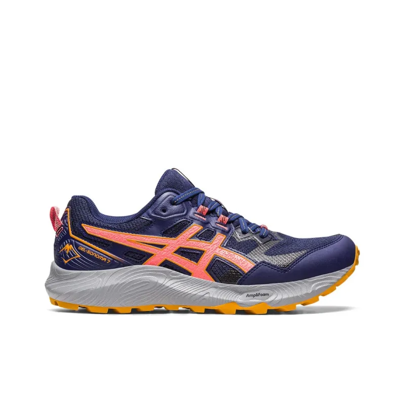 Asics Gel Sonoma 7 Abrasion Resistant Low Top Training Running Shoes Women's Blue Gray-1