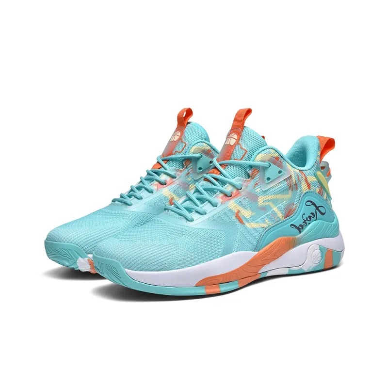 Prince McQueen Cushioned Slip-Resistant Lightweight Mid-Top Basketball Shoes Men's-14