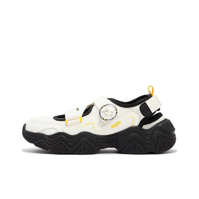 ZHENNAIYA x 361° Slip Resistant Low Top Casual Shoes Women's White Black-0