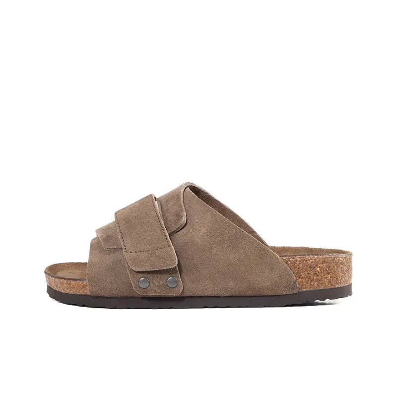 East Garden Works Slip-Resistant Odor-Resistant Slide Slippers Unisex Ginger Yellow Apricot-16