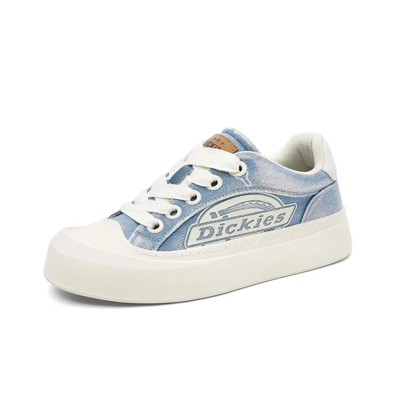 Dickies 100th Anniversary Low Top Canvas Shoes Men's Washed Blue-1