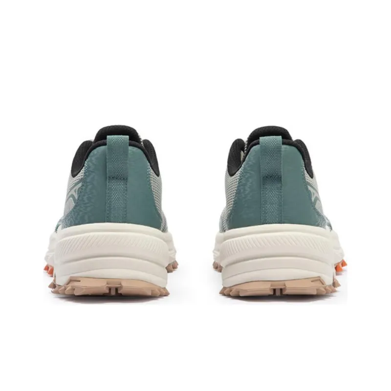 361° Abrasion Resistant Low Top Running Shoes Men's Green-3