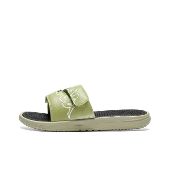 Kappa Slip Resistant Abrasion Resistant Slide Slippers Unisex Yellow Green
