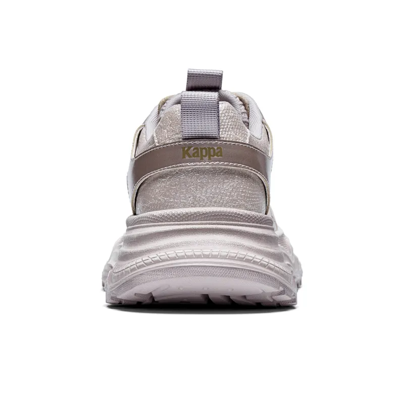 Kappa Anti Slip Wear Resistant Low Top Chunky Sneakers Women's Gold-4
