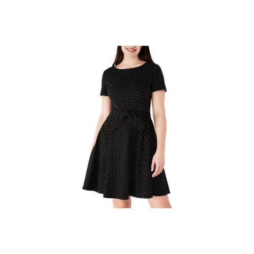 Kate Spade Short-Sleeved Dresses Women's Black