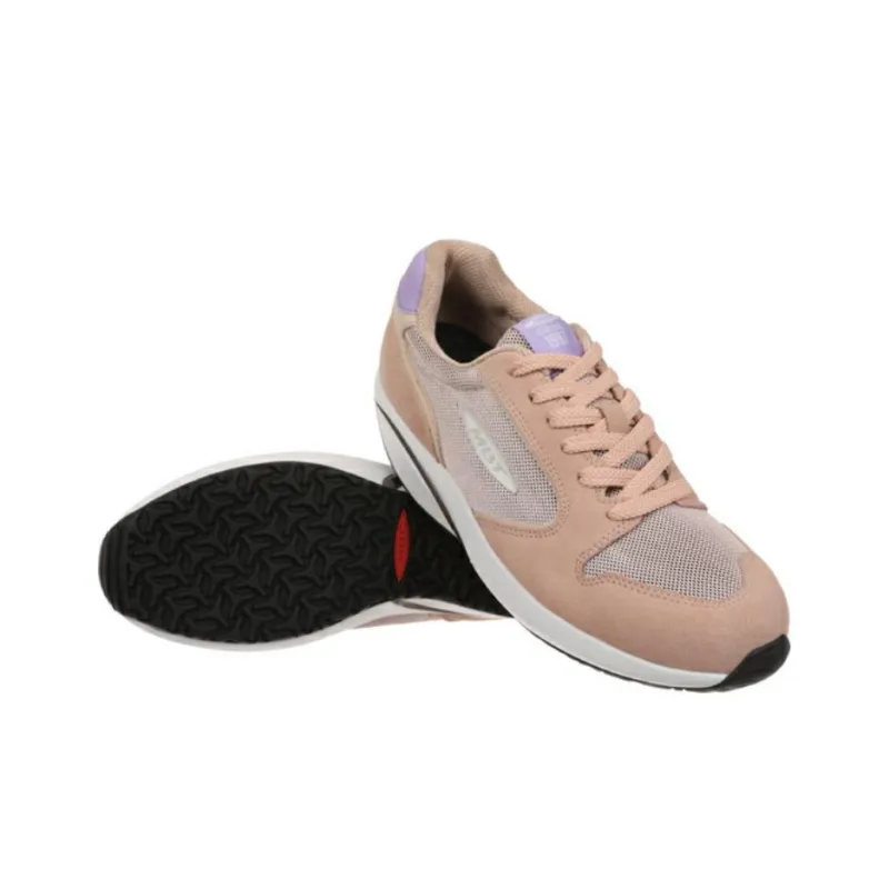 MBT Anti Slip Wear Resistant Low Top Casual Shoes Women's Beige Yellow-4