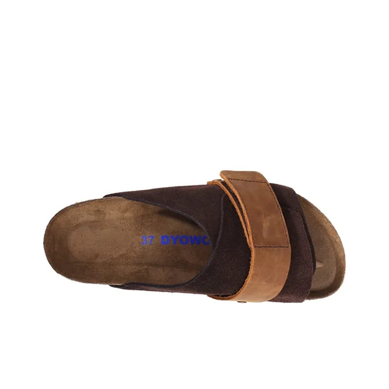 East Garden Works Slip-Resistant Odor-Resistant Slide Slippers Unisex Ginger Yellow Apricot-21