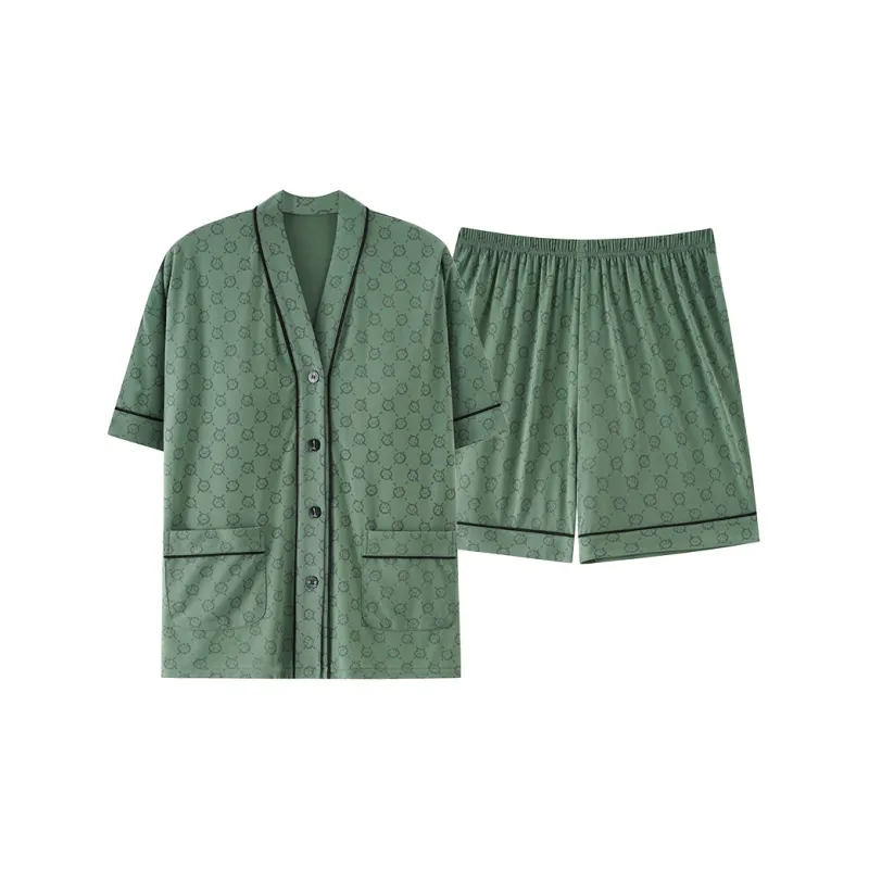 GOSO Pajama Set Women's Green Shades-0