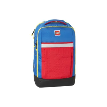 LEGO Recycled Polyester Backpack Regular Men's Blue & Red & Black & Yellow