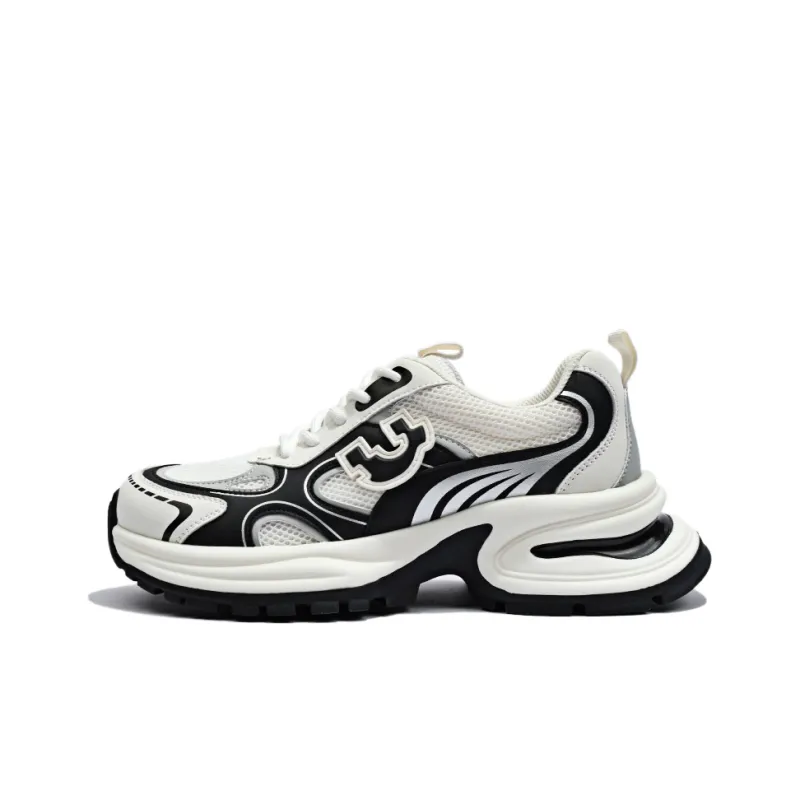 Uinnate Breathable Height Increasing Low-Top Chunky Sneakers Women's-5