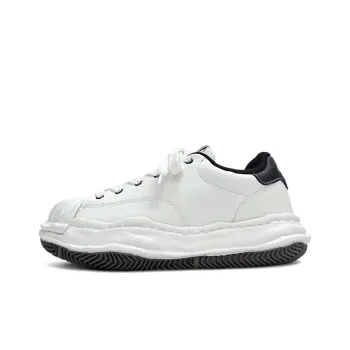 CJZKYUHU Slip-Resistant Cushioning Low-Top Skateboard Shoes Unisex White Black