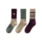 3 Pack (Embroidery Rabbit+Multicolor+Four Stripes)