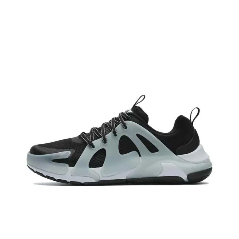 FILA CHILL Anti Slip And Wear Resistant Breathable Low Top Casual Shoes Men's Black-0