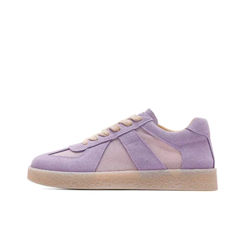 C°BANNER Skateboard Shoes Women's Low-Top Purple